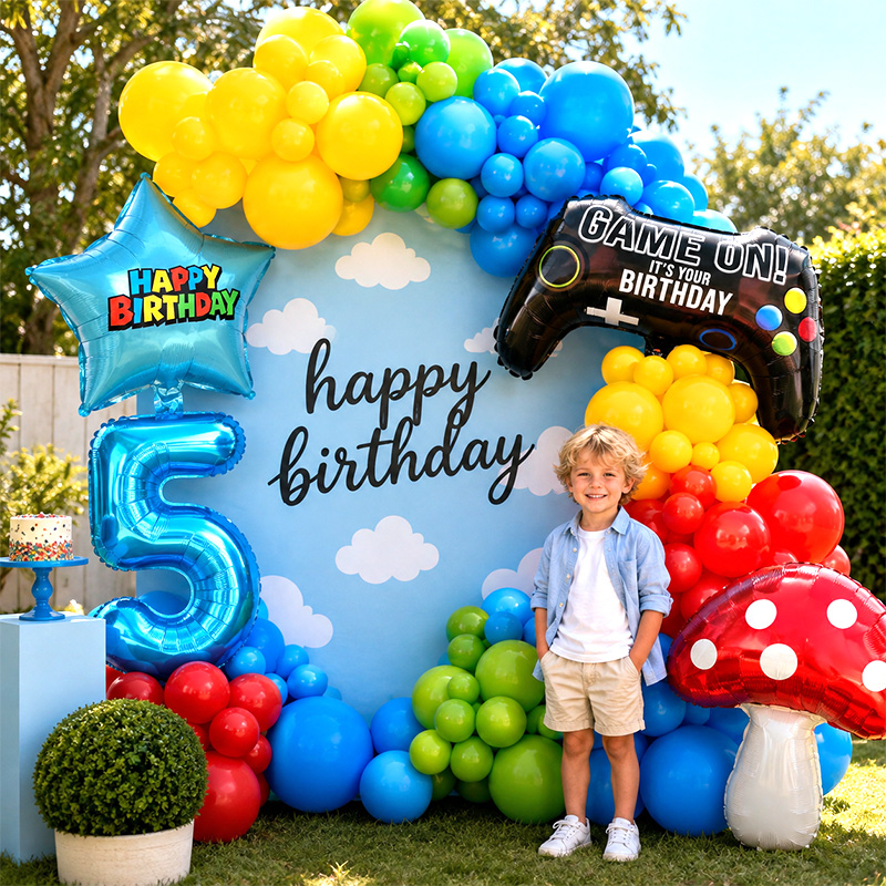 Party Games Mario - Kit de Arco de Globos con