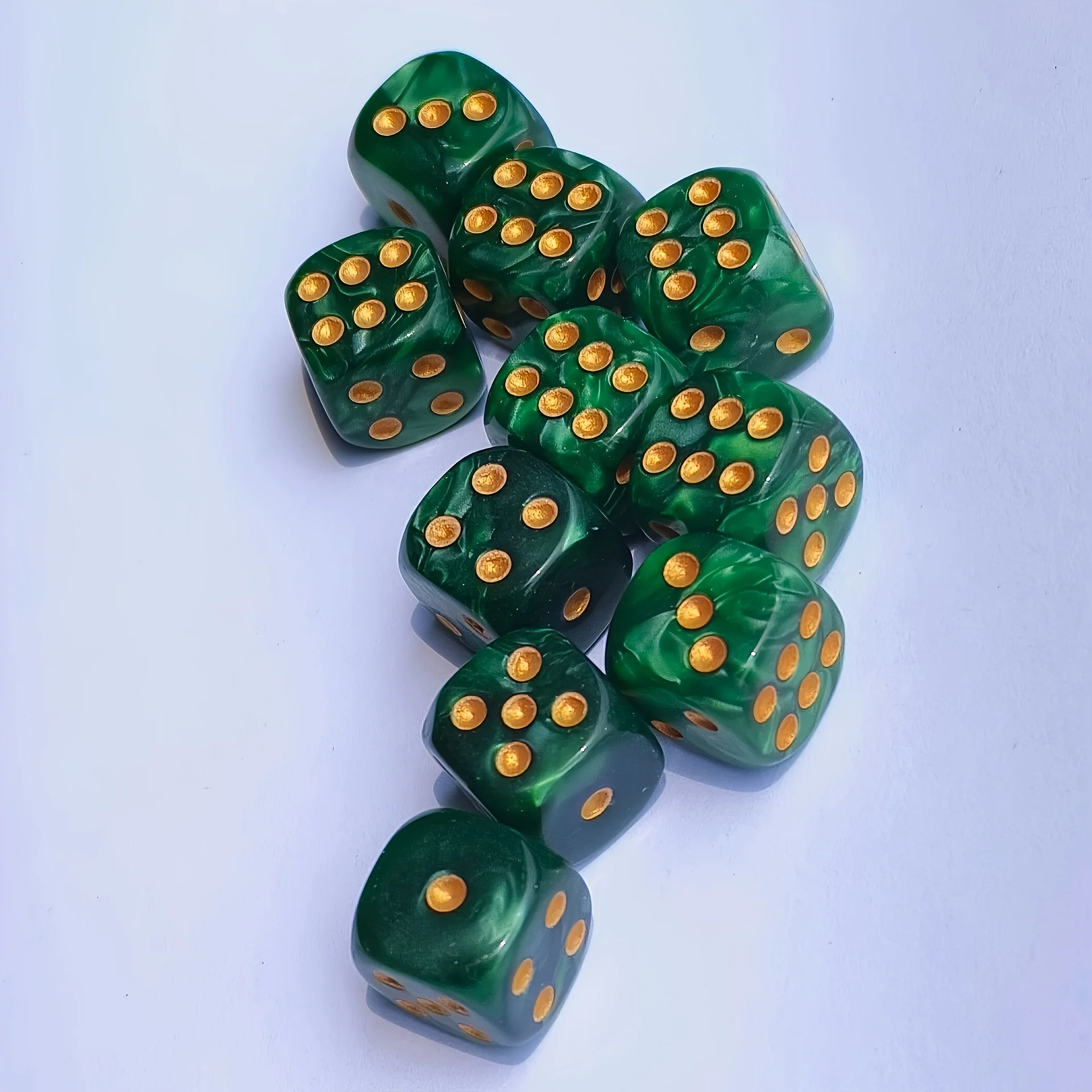 Party Games Indoor - 10 dados D6 de 12 mm