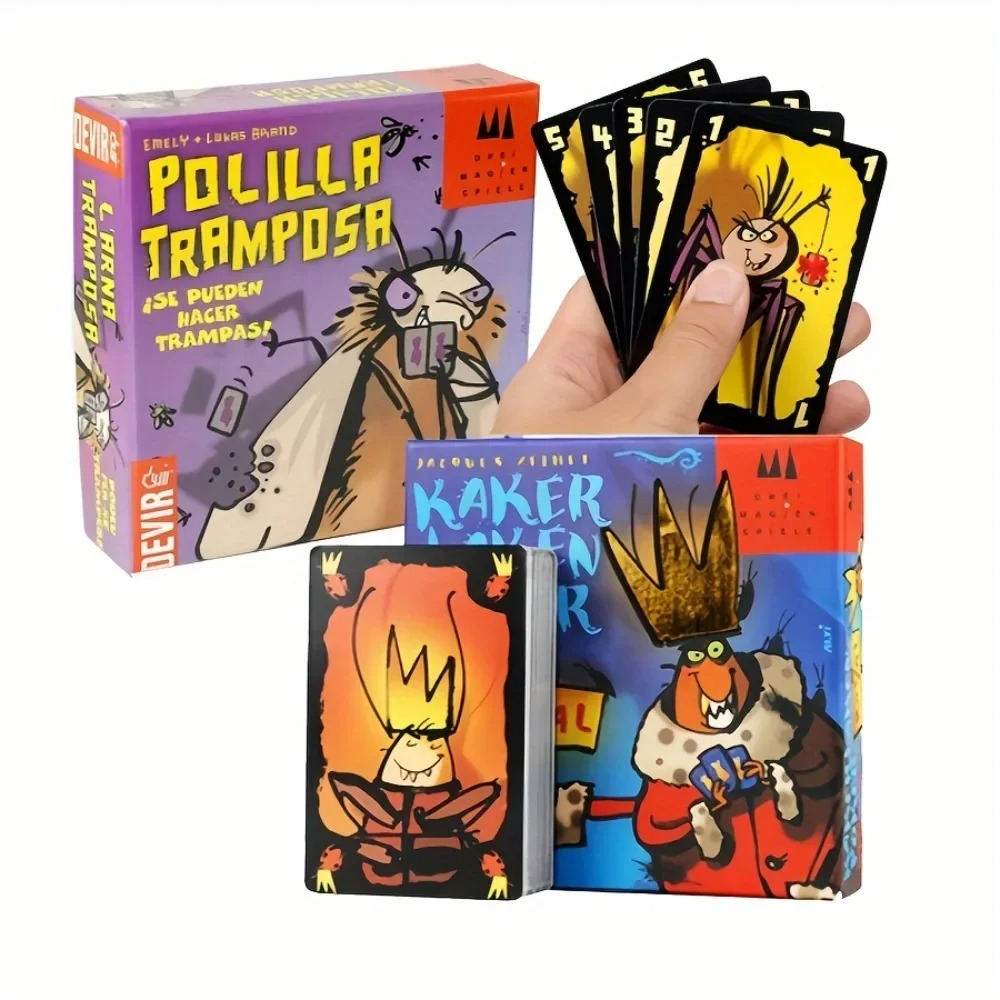 Party Games In Spanish - Polilla Tramposa Español Juego de cartas