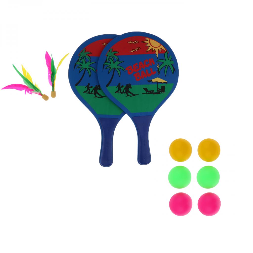 Badminton Set Garden - Raquetas de Tenis de Playa Multifuncionales,