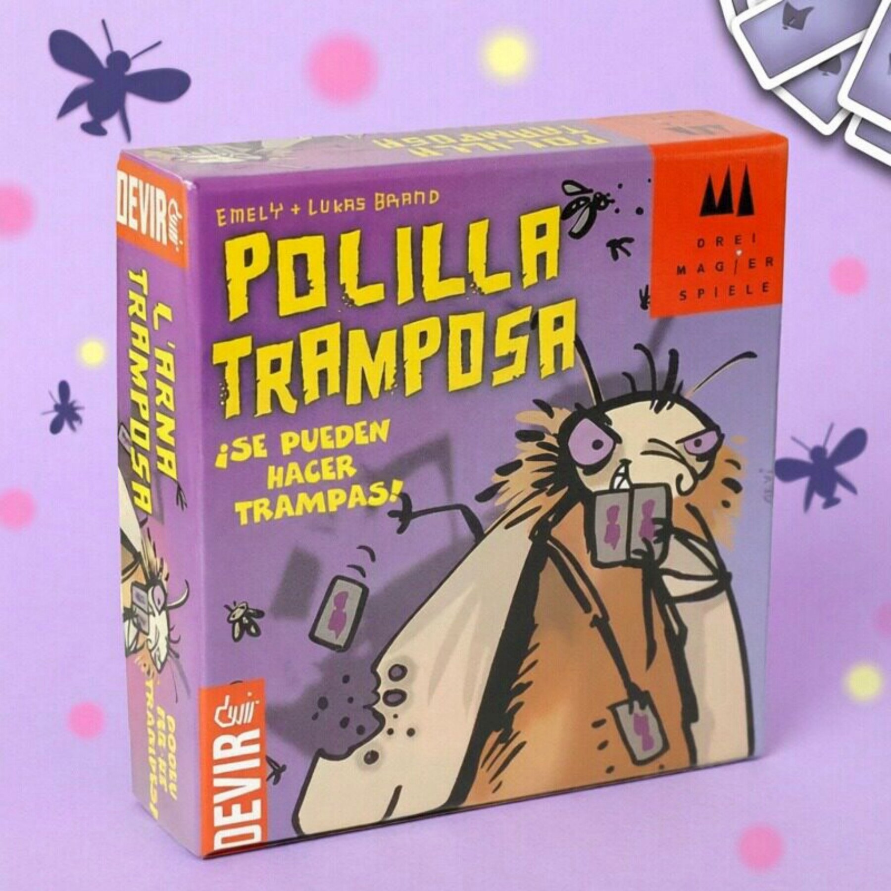Party Games In Spanish - Juego de Cartas Español Polilla Tramposa