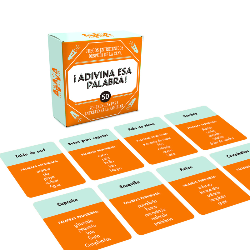 Party Games In Spanish - Juego de mesa de adivinación de