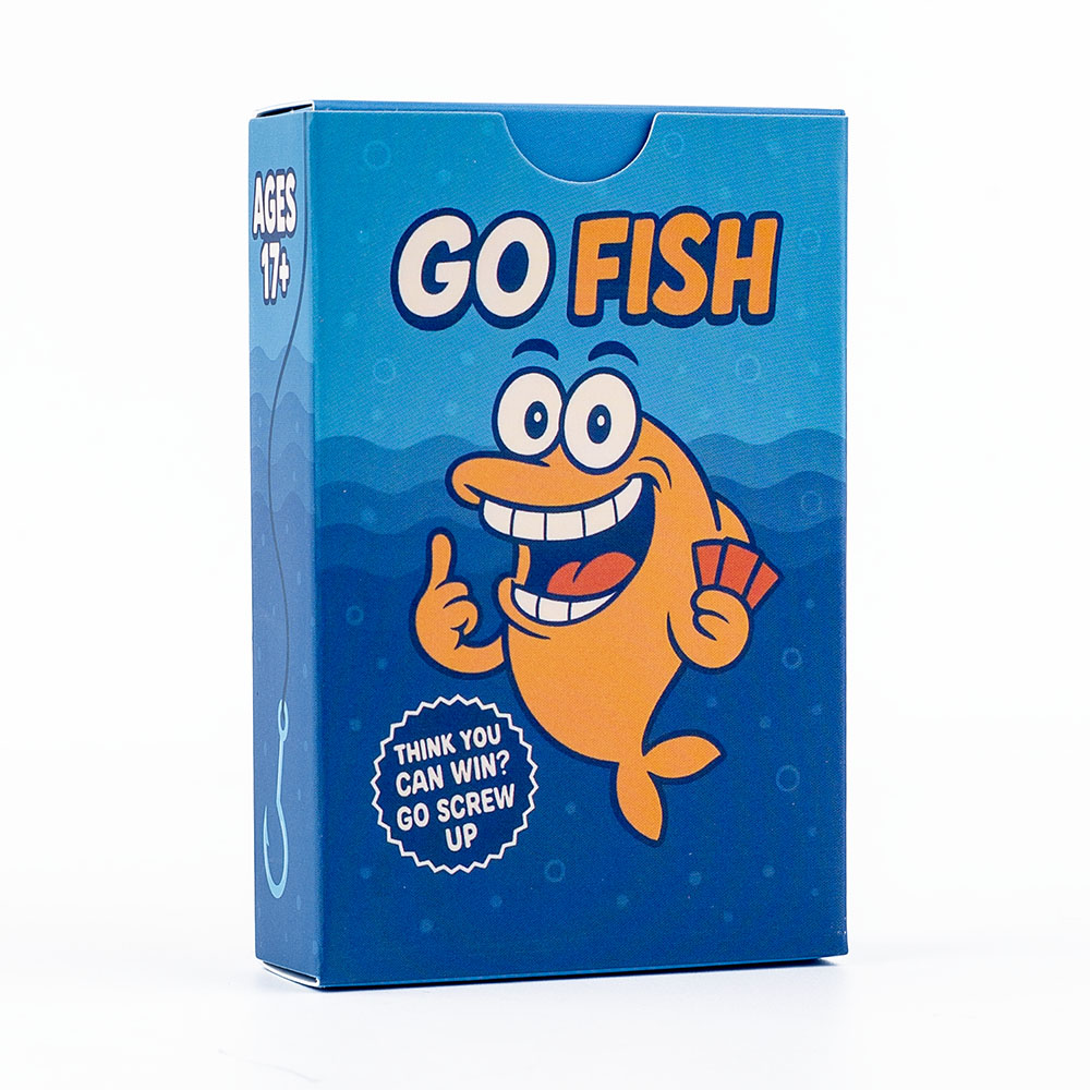 Go Fish-Juego de cartas con gi - Play Friends Party Games reseña y precio
