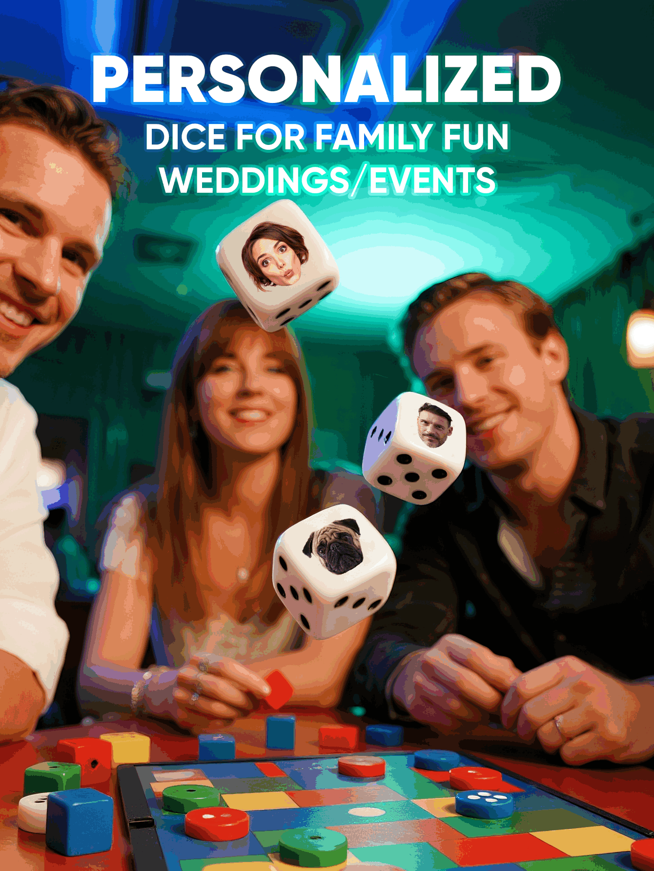 Dados Personalizados con Caras - Party Games Easter reseña y precio
