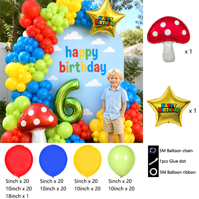 1 Juego de Globos de Estrella  - Party Games Mario reseña y precio