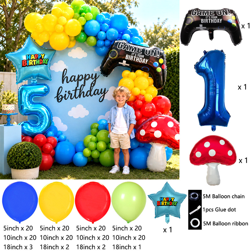 Kit de Arco de Globos con Form - Party Games Mario reseña y precio