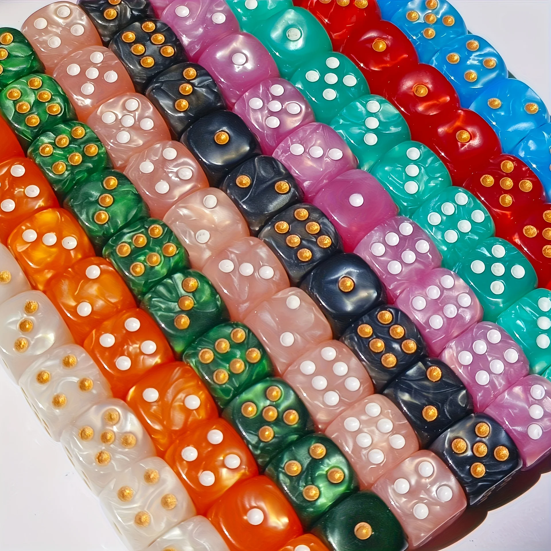 10 dados D6 de 12 mm con diseñ - Party Games Indoor reseña y precio