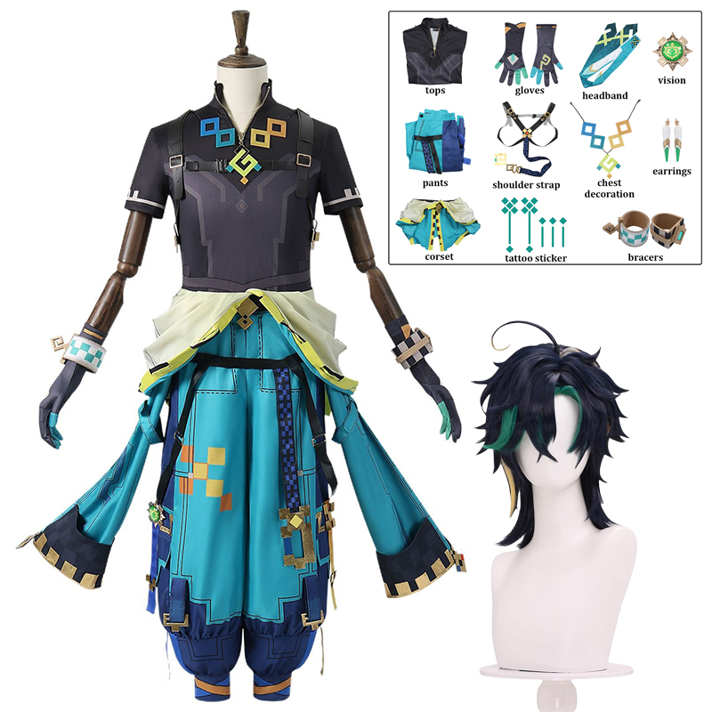 Kinich Cosplay Genshin Impact  - Party Games Groups reseña y precio