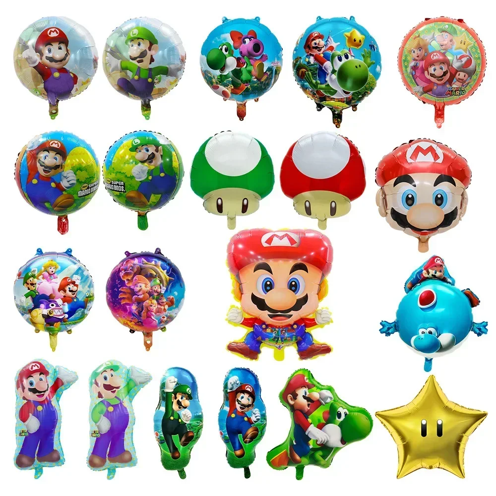Set de Globos de Super Mario,  - Party Games Mario reseña y precio