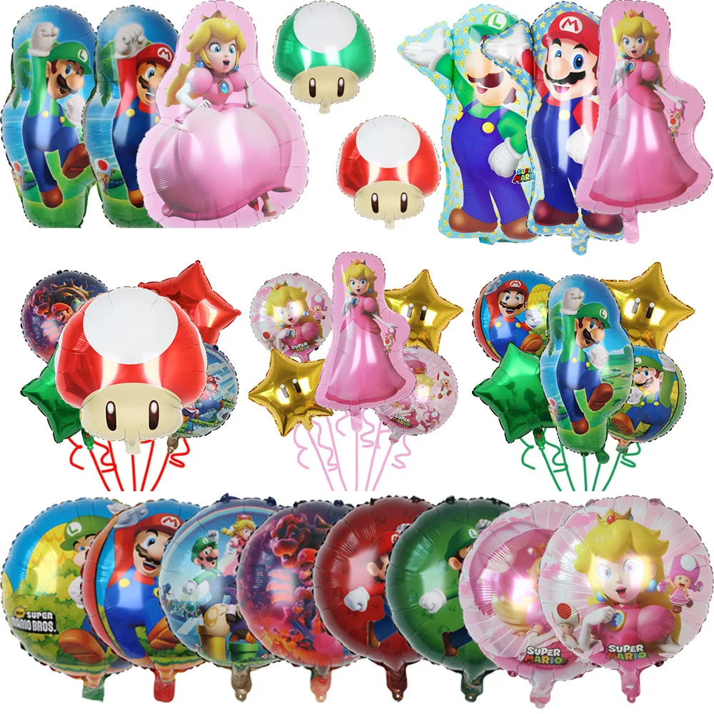 Set de Globos de Mario Bros, D - Party Games Mario reseña y precio