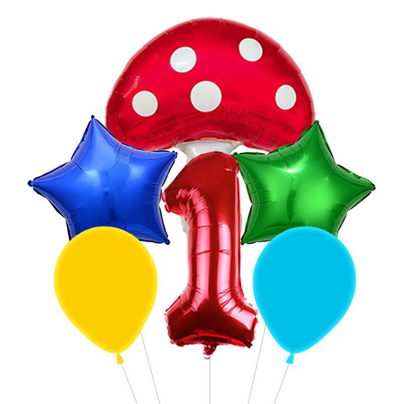 Set de Globos Retro de Mundo d - Party Games Mario reseña y precio