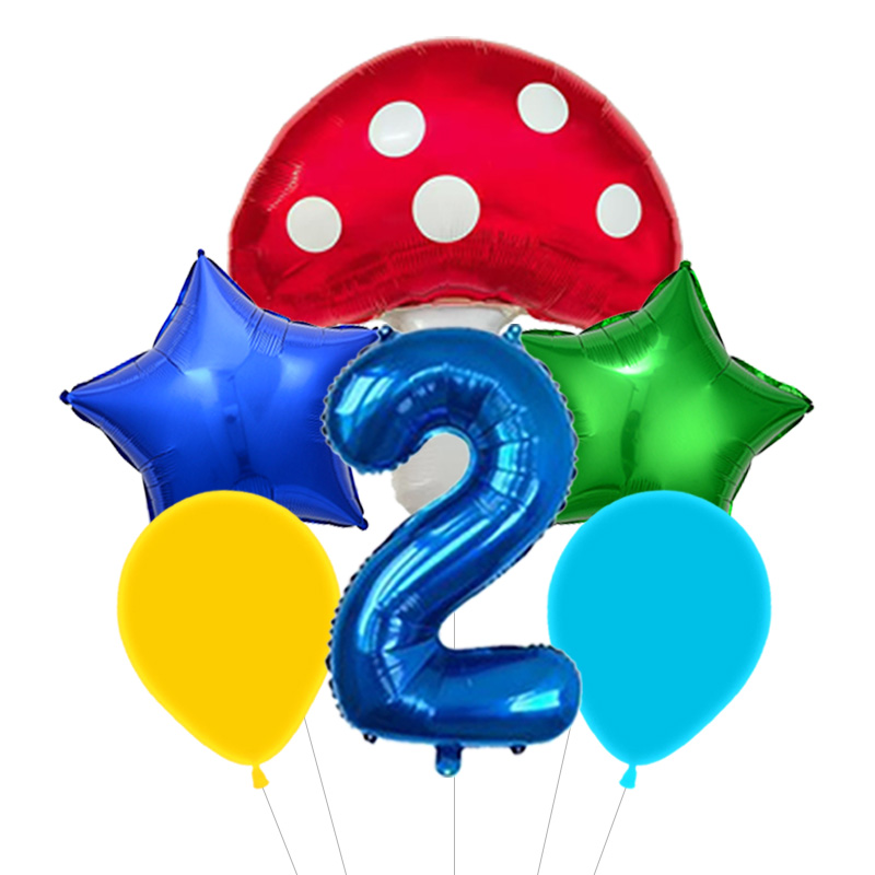 Set de Globos Retro de Mundo d - Party Games Mario reseña y precio