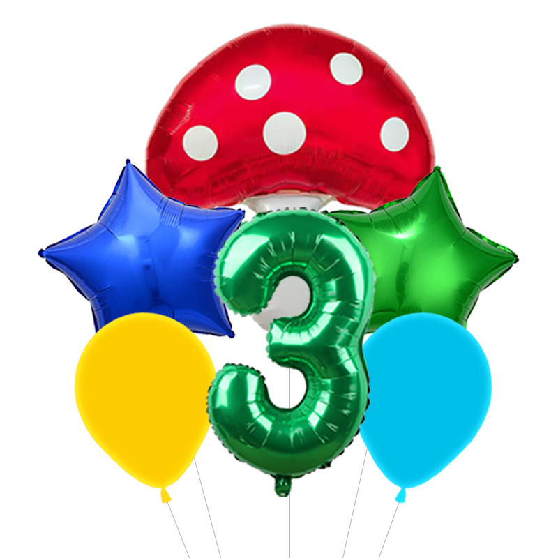 Set de Globos Retro de Mundo d - Party Games Mario reseña y precio