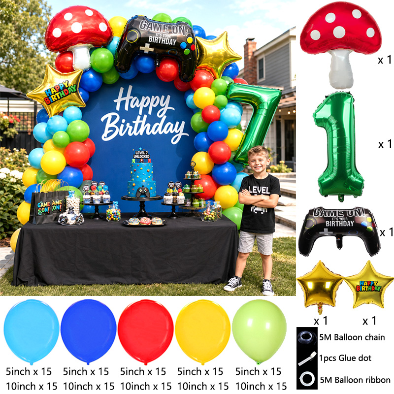 Ramo de Globos de Cumpleaños S - Party Games Mario reseña y precio