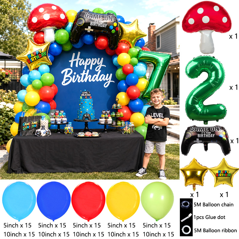Ramo de Globos de Cumpleaños S - Party Games Mario reseña y precio